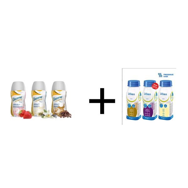 [mobileaid] Abbott Glucerna Advance 1.6 kcal with HMB 220ml x 30 + Diben Vanilla/Cappuccino/Forest Berries 200ml Milk (carton of 24 bottles) [LOCAL SG SELLER]