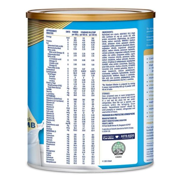 NEW Ensure Life StrengthPro Sucrose-Free Vanilla 800g – view 2