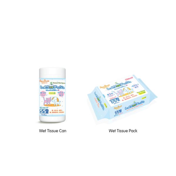 [mPets] Petz Route Pet Wet Tissue Can/Pack [LOCAL SG DELIVERY]