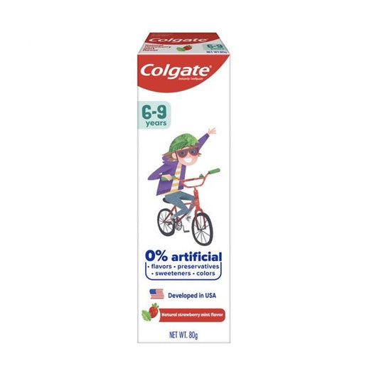 [mkids] Colgate® Kids 0% Artificial Toothpaste (6-9 Years) 80gm [LOCAL SG DELIVERY]