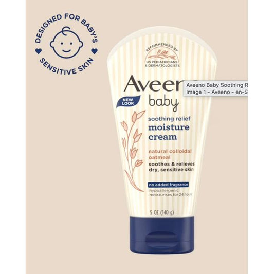 [mkids] Aveeno Baby Soothing Relief Moisturising Cream 140gm [LOCAL SG DELIVERY]