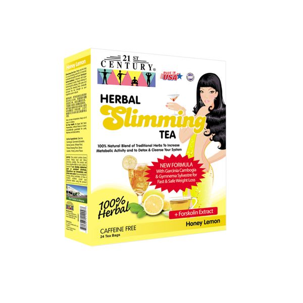 [mobileaid] 21st Century Herbal Slimming Tea - Cranberry/Honey Lemon/Natural (GC&GS) 24 Tea bags [LOCAL SG DELIVERY]