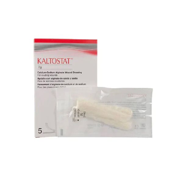 [mobileaid] Kaltostat Calcim Alginate Wound Dressing 2gm Rope 5's [LOCAL SG DELIVERY]