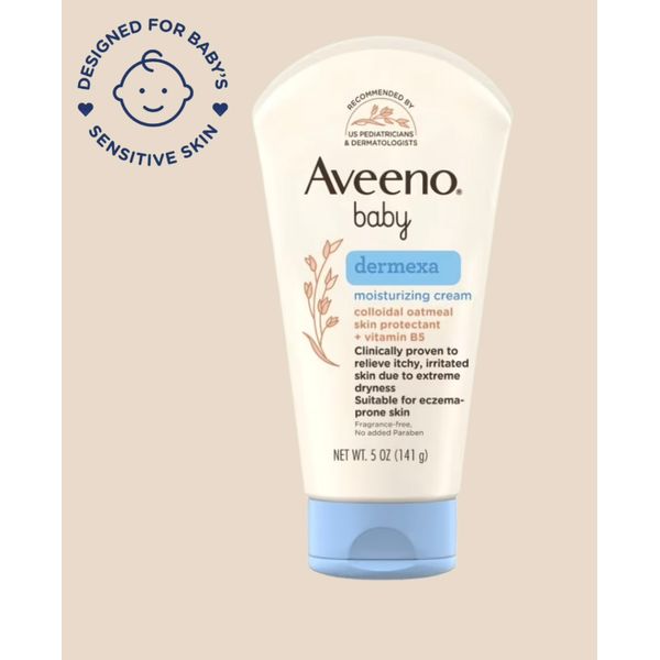 Aveeno Baby Dermexa Moisturising Wash 236ml/Cream 141g – view 3