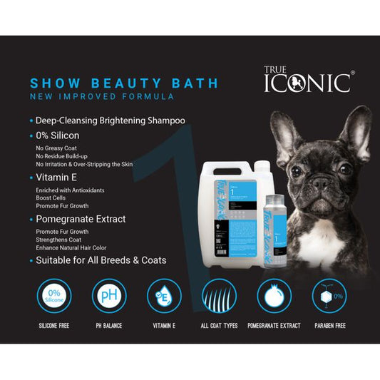 [mPets] True Iconic Bath & Care Series Shampoo & Conditioner for Dogs (400ml/1 Gallon Bottle) [LOCAL SG DELIVERY]