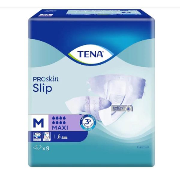 [mobileaid] TENA PROskin Slip Maxi M 9's per pack [LOCAL SG DELIVERY]