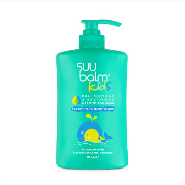 [mobileaid] Suu-Balm Kids Dual Soothing and Moisturising Head-to-Toe Wash Value Bundle 840ml [LOCAL SG DELIVERY]