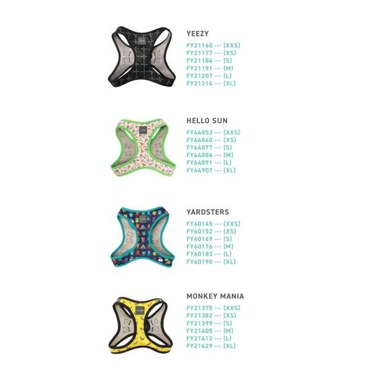 [mPets] FuzzYard XXS/XS/S/M/L/XL Step-In Harness for Pets [LOCAL SG DELIVERY]