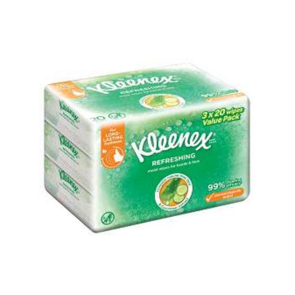 Kleenex Refreshing Wipes (3x10's/3x20's) – view 2