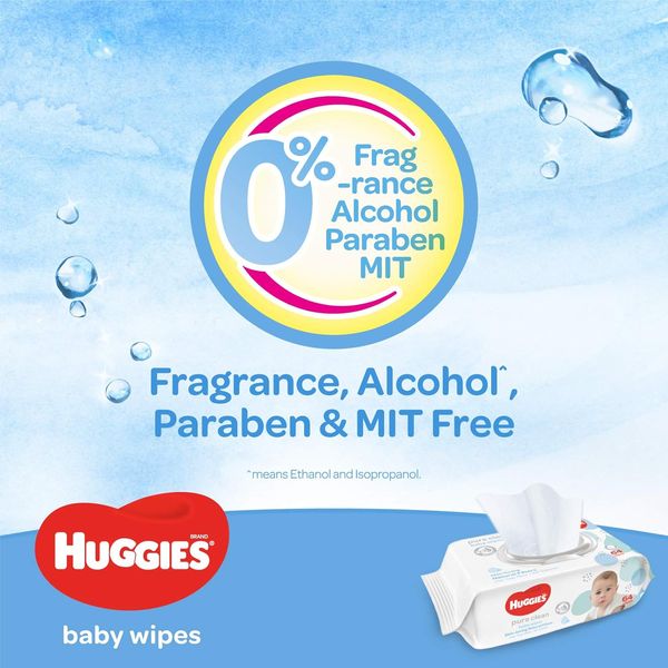 Huggies Pure Clean Baby Wipes 3x64's – view 4