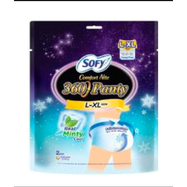 Sofy Comfort Nite 360 Panty Original/Minty (Size: S-M/M-L) 2's – view 4