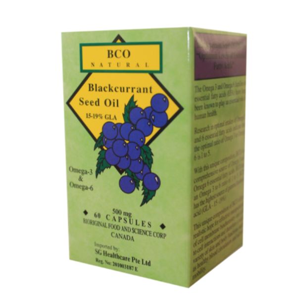 [mobileaid] BCO Natural Blackcurrant Seed Oil 60's [LOCAL SG DELIVERY]