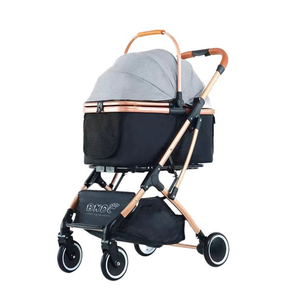 [mPets] Aclium Pet Stroller 106 Grey/Khaki [LOCAL SG DELIVERY]