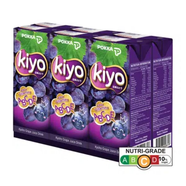 [mfoods] Bundle of 2 cartons Pokka Packet Drink - Kiyo Kyoho Grape 250ml x 24 packets [LOCAL SG DELIVERY]