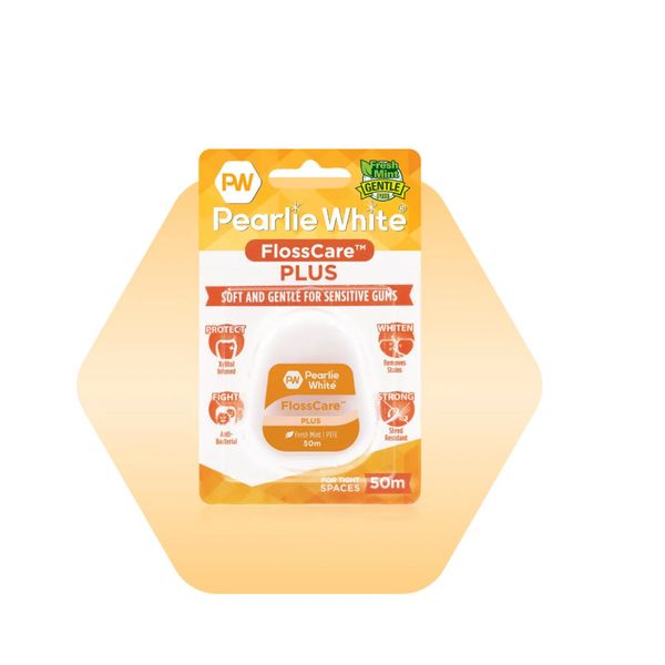 [mobileaid] Pearlie White FlossCare Plus PTFE Mint Floss 50m [LOCAL SG DELIVERY]