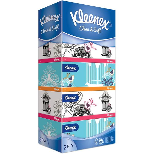 [mobileaid] Kleenex Facial Tissue - 2 Ply (5x150's) [LOCAL SG DELIVERY]