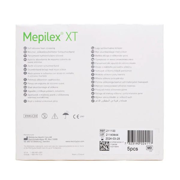 [mobileaid] M√∂lnlycke Mepilex XT 10cm x 10cm/15cm x 15cm/20cm x 20cm 5's [LOCAL SG DELIVERY]