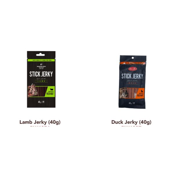 [mPets] Bow Wow Chicken/Salmon/Cheese/Cheese & Chicken/Cheese & Salmon/Beef/Lamb/Duck Jerky 40g (Dog Treats) [LOCAL SG DELIVERY]