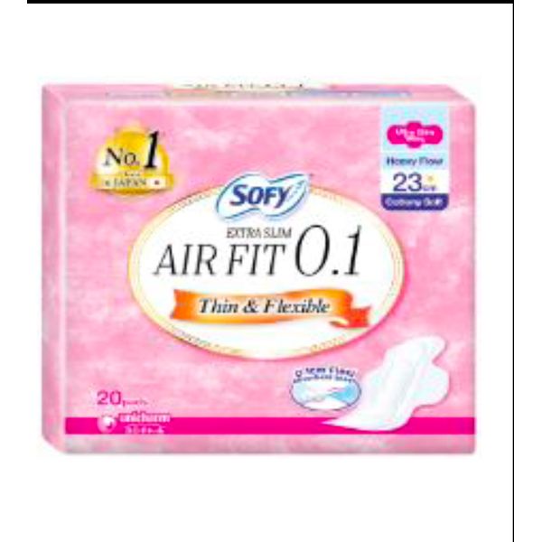 [mobileaid] Sofy Extra Slim Air Fit 0.1 Slim Wing 23cm 20's/26cm 18's/29cm 16's/35cm 12's [LOCAL SG DELIVERY]