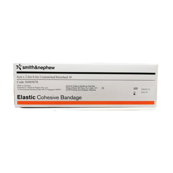 [mobileaid] Smith & Nephew Elastic Cohesive Bandage 6.0cmx2m 10's [LOCAL SG DELIVERY]