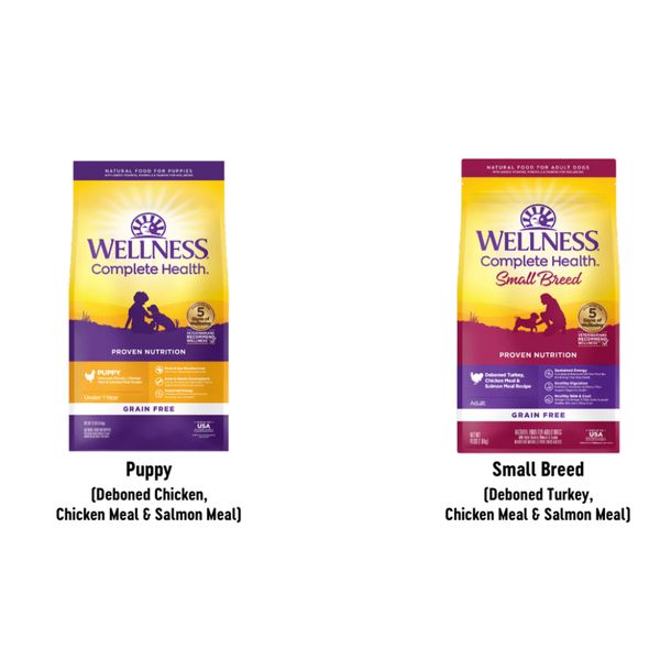 [mPets] Wellness Complete Health Grain Free Dry Food for Dogs (4lb/12lb/24lb Bag)* [LOCAL SG DELIVERY]
