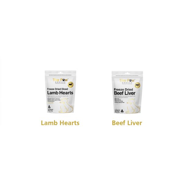 [mPets] The Paw Grocer Freeze Dried Single Protein Cat & Dog Treats (White label) 72g [LOCAL SG DELIVERY]