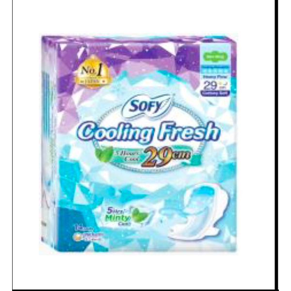 Sofy Cooling Fresh Day/Night Slim Wing Minty Cool/Cucumber 23cm/25cm/29cm/35cm – view 4