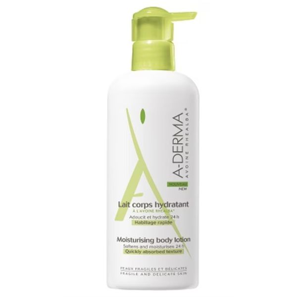 [Dermaceutica] A-Derma Moisturising Body Lotion Soothes & Moisturises 24 Hours (Quickly Absorbed Texture) 400ml [LOCAL SG DELIVERY]