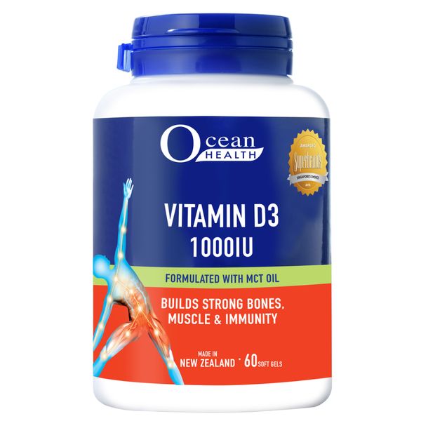 [mobileaid] Ocean Health OH Vitamin D3 1000IU Sgel 60s [LOCAL SG DELIVERY]
