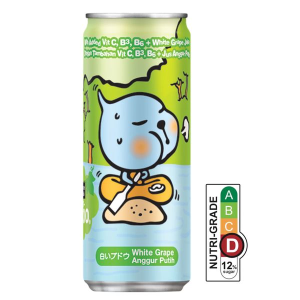 [mfoods] Bundle of 2 cartons minute maid Qoo White Grapes 300ml 6 x 4 cans [LOCAL SG DELIVERY]