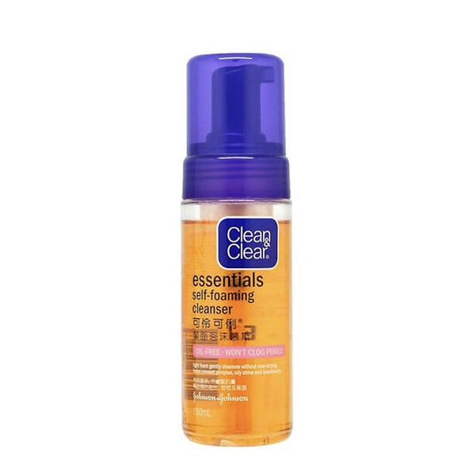 [Dermaceutica] Clean and clear Essentials Self-Foaming Cleanser 150ml [LOCAL SG DELIVERY]