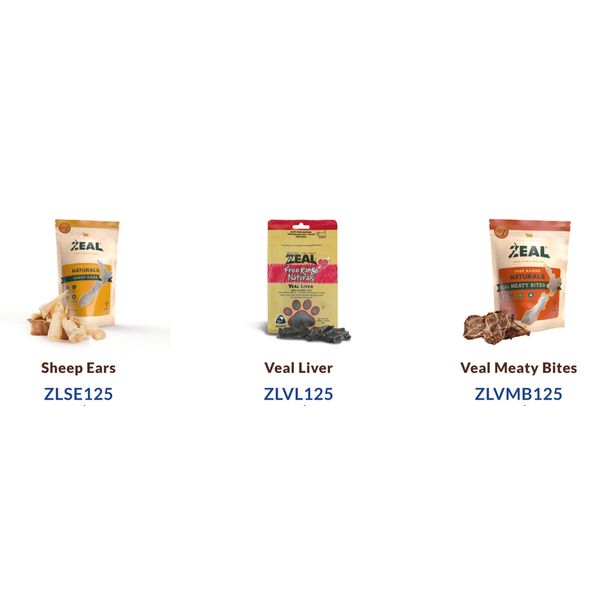 Zeal Free Range Naturals Dog Treat (125g Pouch*) – view 2