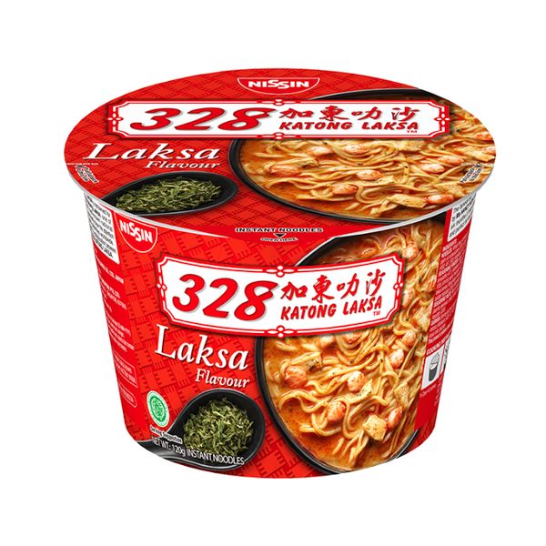 [mfoods] Nissin 328 Katong Laksa Bowl 120g [LOCAL SG DELIVERY]