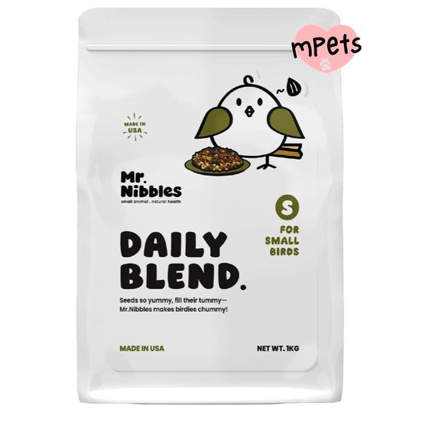 [mPets] Mr. Nibbles Daily Blend for Small Birds 1kg [LOCAL SG DELIVERY]