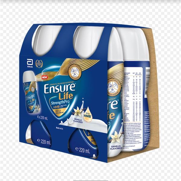[mobileaid] Abbott Ensure Life Strength Pro Liquid 6x4x220ml [LOCAL SG DELIVERY] EXP in Dec 2024