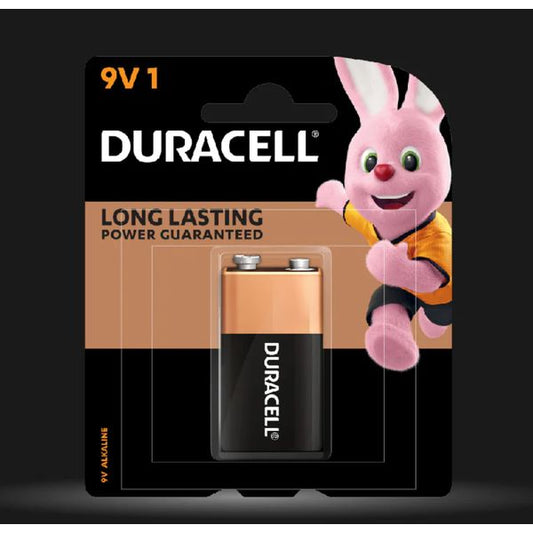 [mtech] Duracell Alkaline 9V Batteries, pack of 1 [LOCAL SG DELIVERY]