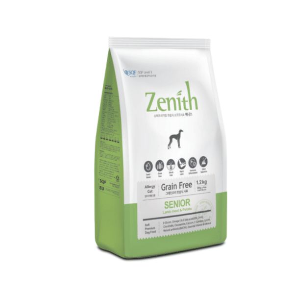 [mPets] Bow Wow Zenith - Light and Senior (Lamb Meat and Potato) 300g x 4 bags/500g x 6 bags (Dog Dry Food) [LOCAL SG DELIVERY]