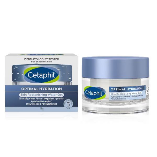 [Dermaceutica] Cetaphil Optimal Hydration Skin Replenishing Water Gel (For Dry & Sensitive Skin) 48g [LOCAL SG DELIVERY]