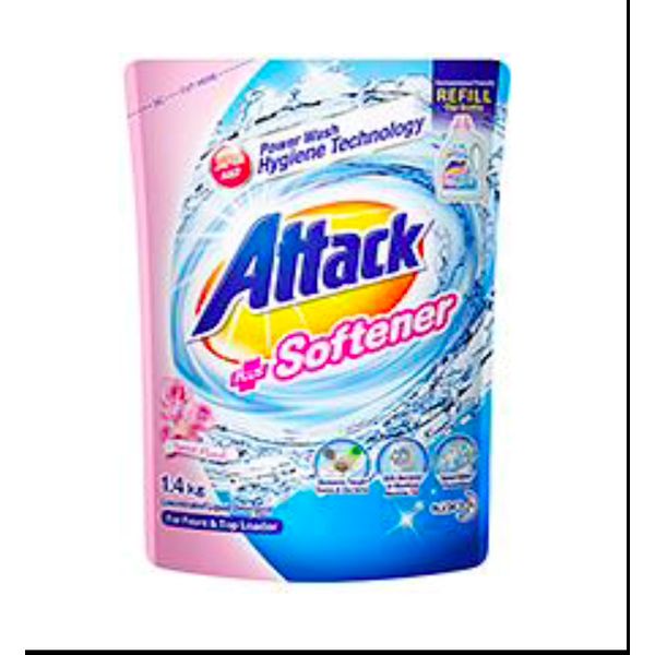Attack Liquid Perfume Flora/Fruity/Plus Softener/Ultra Power/Color Refill 1.4kg – view 3
