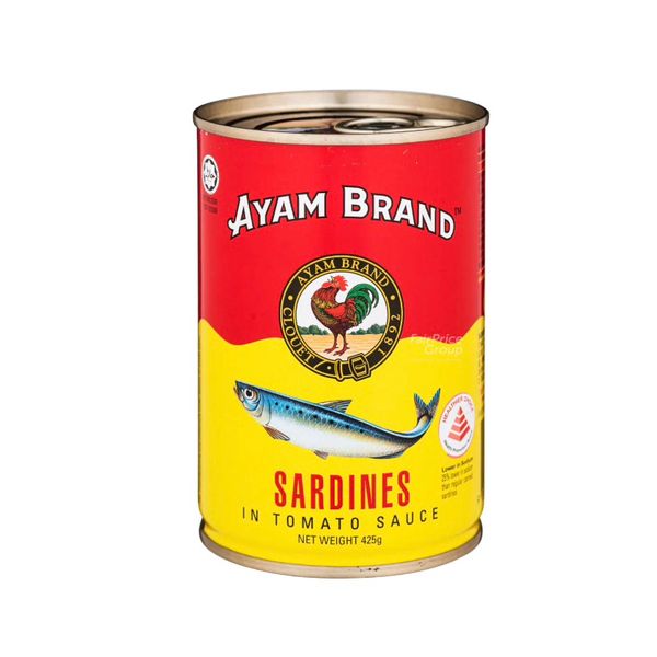 Ayam Sardines in Tomato/Spicy/Spicy Lime/Tomato Garlic/OilverOil & Chili/ Oliver Oil/Black Beans