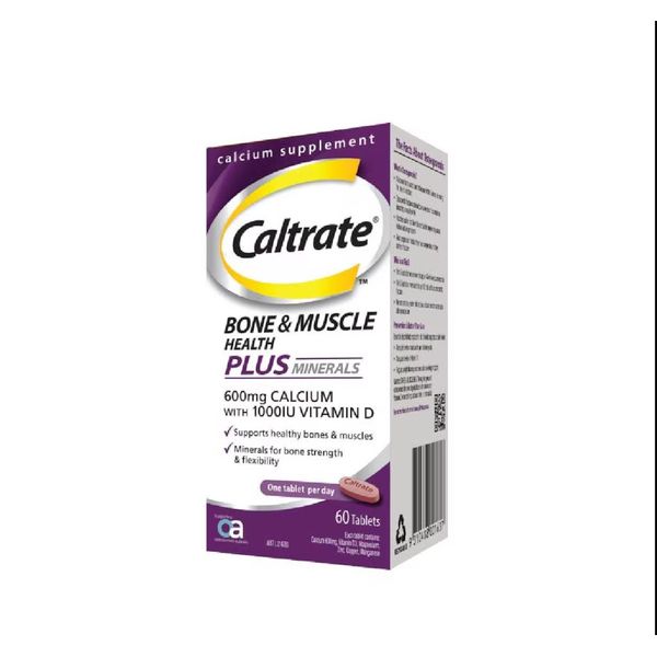 [mobileaid] Caltrate Bone Muscle Plus 1000IU 60's [LOCAL SG DELIVERY]