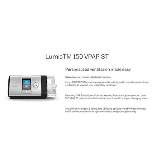 [mtech] Resmed Lumis 150 VPAP ST with Humidifier [LOCAL SG DELIVERY]