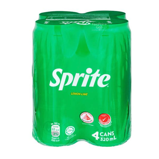 [mfoods] Bundle of 2 cartons Sprite Sparkling Lemon Lime Can Drink 320ml 6 x 4 cans [LOCAL SG DELIVERY]