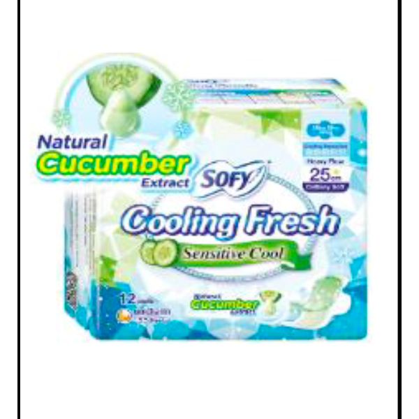 Sofy Cooling Fresh Day/Night Slim Wing Minty Cool/Cucumber 23cm/25cm/29cm/35cm – view 6