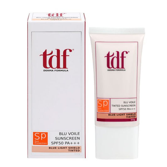 [Dermaceutica] TDF TDF Blu Voile Tinted Sunscreen SPF50 PA+++ 50g [LOCAL SG DELIVERY]