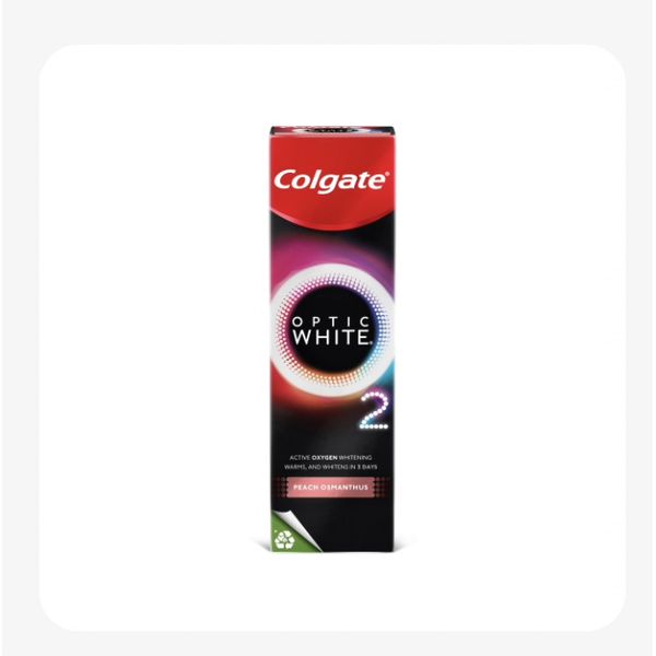Colgate Optic White O2 Peach Osmanthus 85gm/Exfoliating/Mint Plus 100gm/Volcanic Mineral 100gm/Purple 100gm