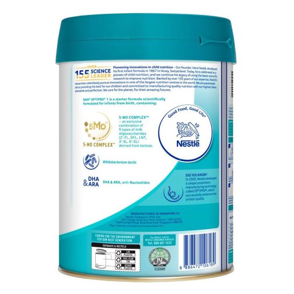 [mkids] Nestle NAN OPTIPRO 1 850g [LOCAL SG DELIVERY]