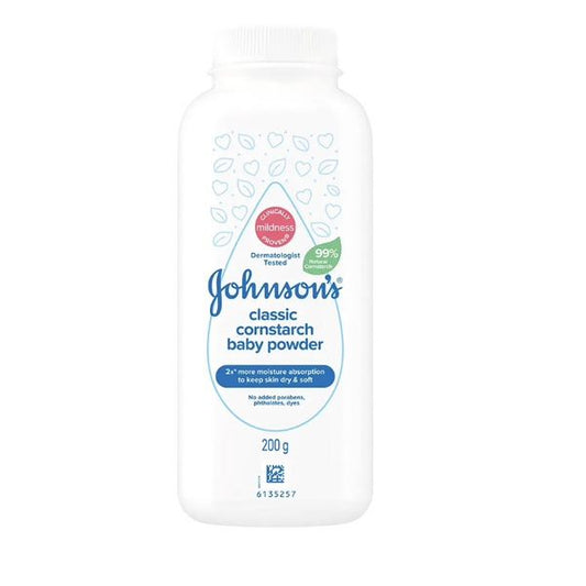 [mkids] Johnson's Classic/Blossoms Cornstarch Baby Powder 200gm [LOCAL SG DELIVERY]