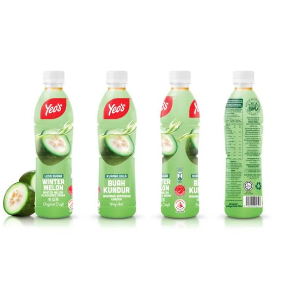 [mfoods] Bundle of 2 cartons Yeo's Bottled Drinks - Winter Melon Drink 380ml x 24 bottles [LOCAL SG DELIVERY]