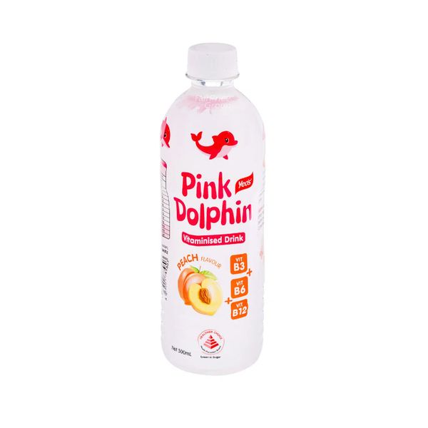 [mfoods] Bundle of 2 cartons Yeo's Bottled Drinks - Pink Dolphin Peach 500ml x 24 bottles [LOCAL SG DELIVERY]